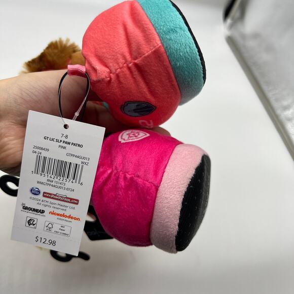 Paw Patrol Toddler Girl Slippers Size 7-8 - Picture 8 of 12